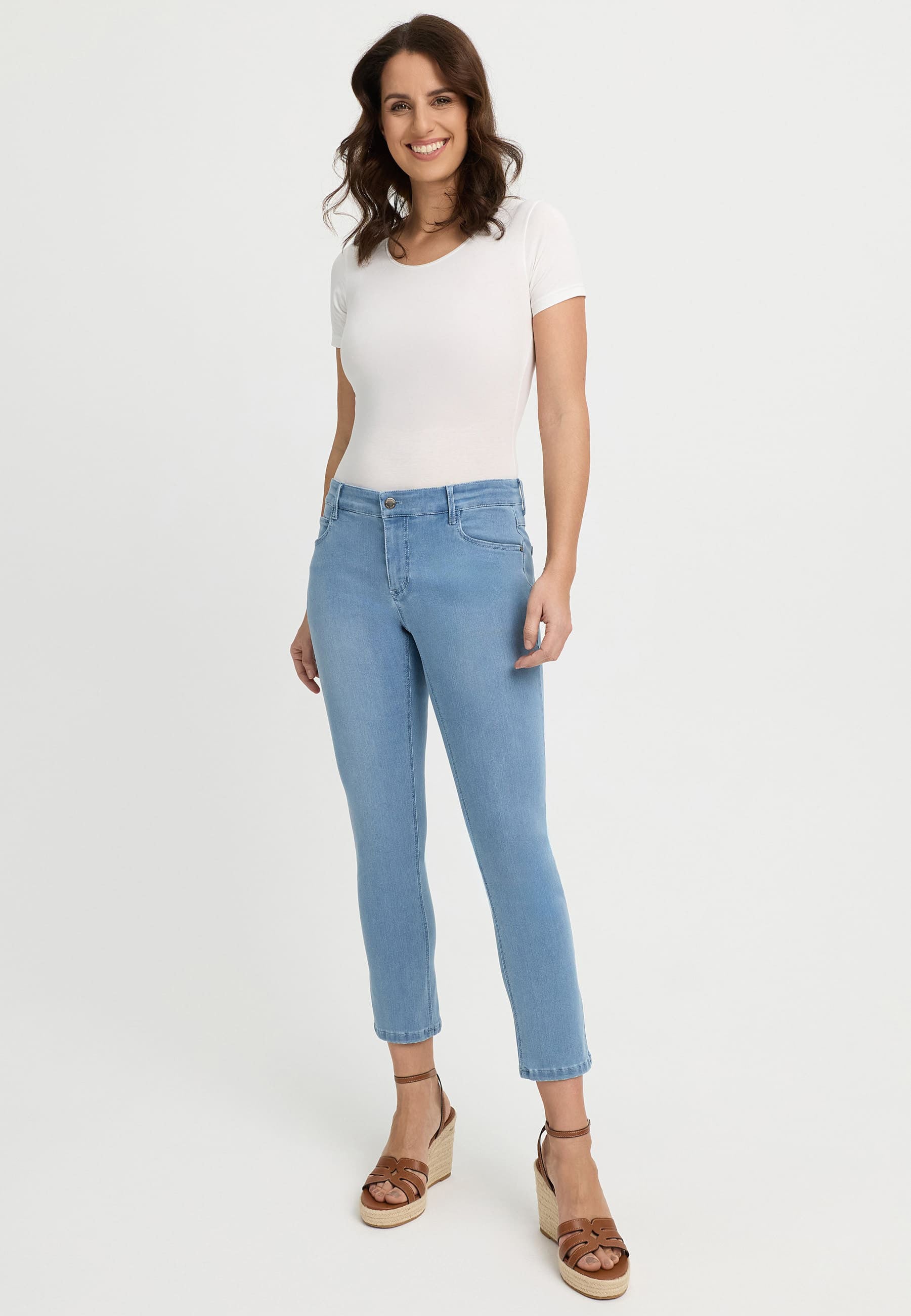 Ankle Straight - 340 Sea Blue / 4
