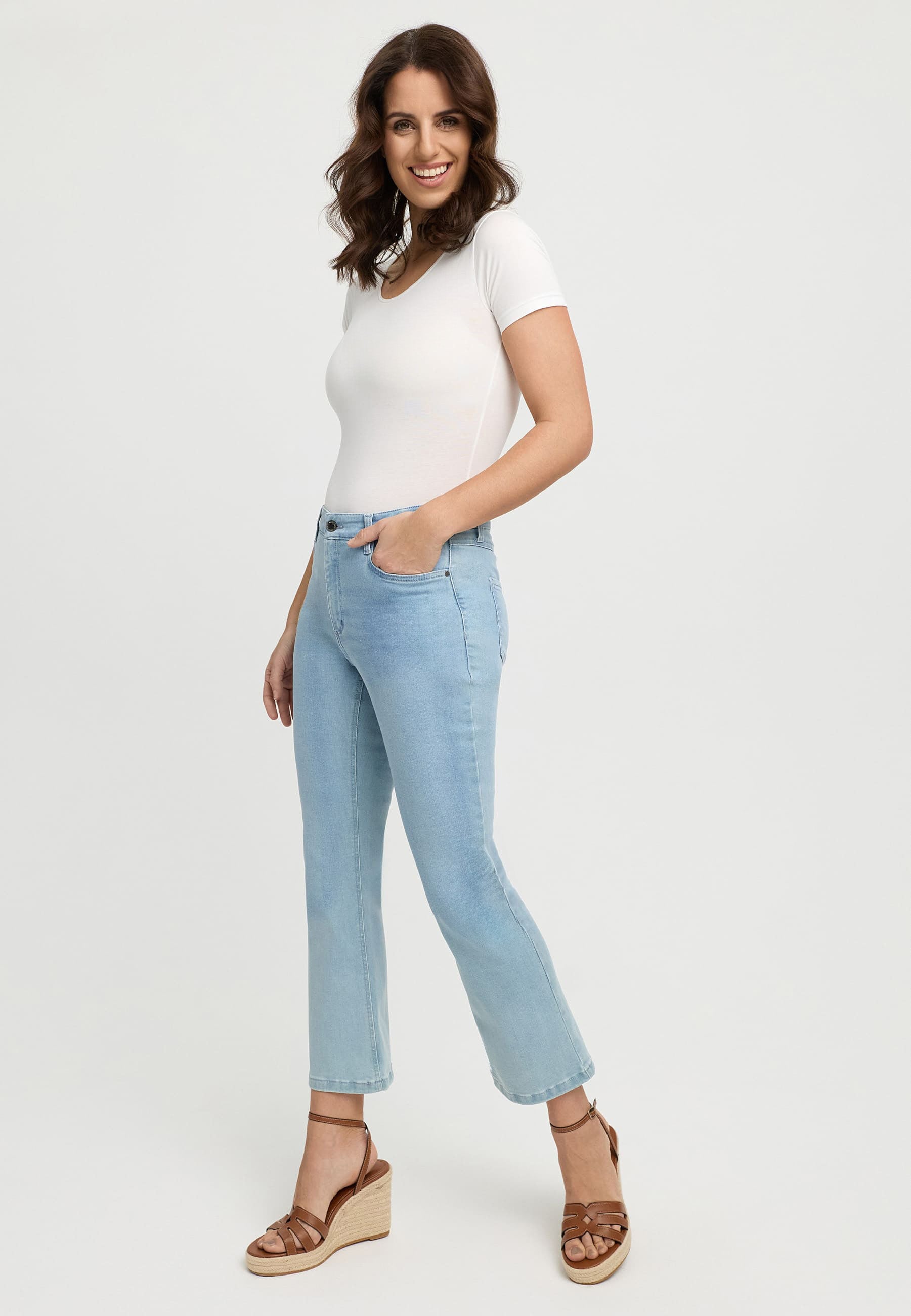 High Waist Kick - 376 Authentic Sun Bleach / 4 / 27 (69cm)